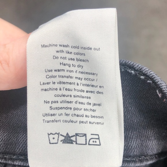 rag & bone Jeans sz 24 Ankle Skinny Black - Picture 13 of 13